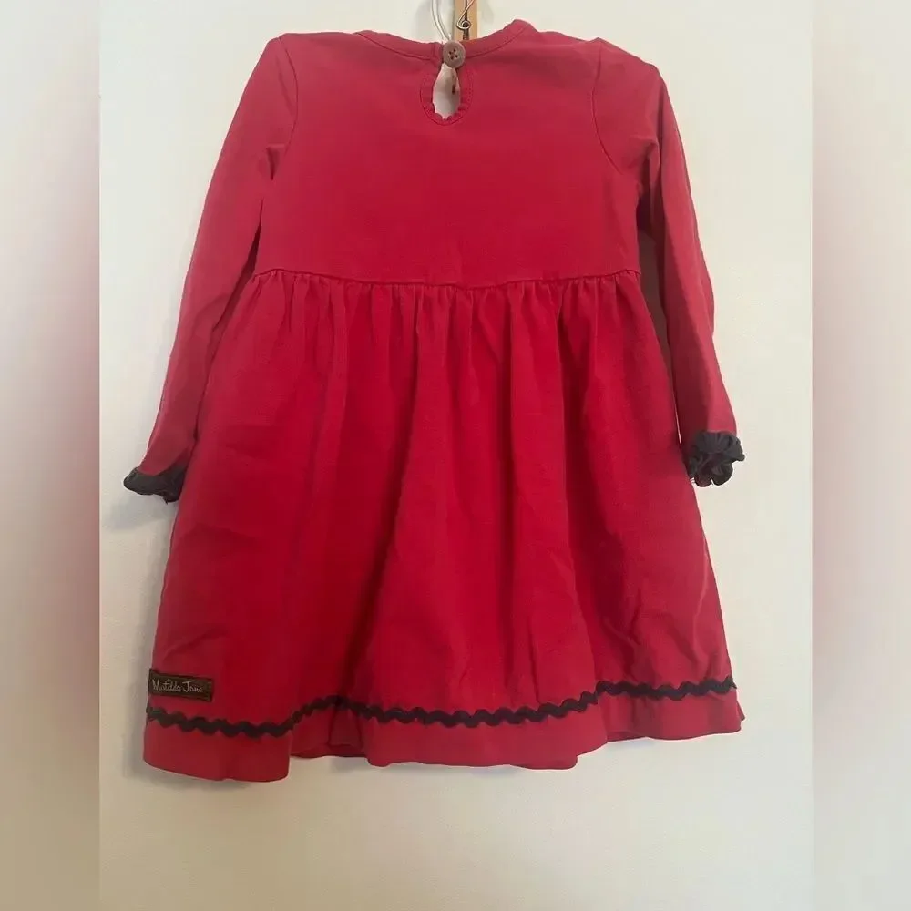 Matilda Jane Red Ruffle Dress